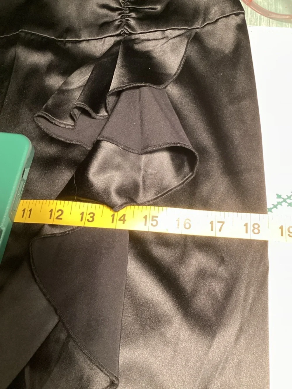 DALIA Collections RUFFLE BLACK SKIRT - Picture 9 of 10
